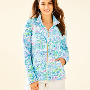 NWT LILLY PULITZER Betsey Zip-Up
